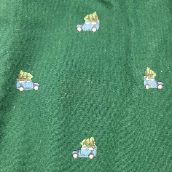 American Eagle Shirt Mens XL Green Long Sleeve Christmas Tree Button Up Soft - Picture 7 of 15